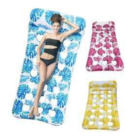 3 Pack Inflatable Pool Float Raft Water Lounge 330lbs Load-Bearing Mattress with Headrest for Adult Swimming Pool Toy Party Beach