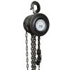 Hand Chain Hoist, 2200 lbs 1 Ton Heavy Duty Chain Hoist 10ft Chain Fall Chain Lift with 2 Chain Hooks for Lifting Good in Transport & Workshop