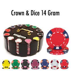 300 Ct - Custom - Crown & Dice 14 G - Wooden Carousel