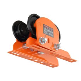 VEVOR Electric Hoist Manual Trolley, 2200 lbs/1 Ton Capacity for PA200 PA250 PA300 PA400 PA500, Push Beam Trolley with Dual Wheels, 2.68"-4.33" Adjust