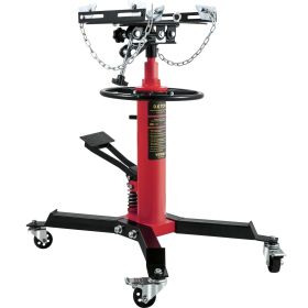 VEVOR Transmission Jack,3/5 Ton/1322 lbs Capacity Hydraulic Telescopic Transmission Jack, 2-Stage Floor Jack Stand with Foot Pedal, 360¬∞ Swivel Wheel