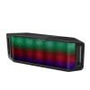 LED Wireless Speaker Dynamic Multicolor Hands-free FM Radio USB MMC Reading Aux In for Party Camping Travel