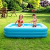 Inflatable Swimming Pools Family Swim Play Center Pool Blow up Kiddie Pool