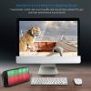 LED Wireless Speaker Dynamic Multicolor Hands-free FM Radio USB MMC Reading Aux In for Party Camping Travel