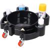 Bucket Dolly 5 Gallon Rolling Bucket Dolly with 5 Rolling Swivel Casters,Removable Bucket Dolly for Car Wash Professional Detailing for Car Washing De