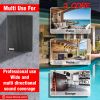 5 Core Wall Mount Speakers Outdoor 20W 2 Piece Stereo Wired Speaker Black for Studio Patio Pool Home Office Commercial Places 13T BLK 1PK (Pair)