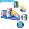 Unicorn Bounce House 420D and 840D Oxford Fabric Inflatable Bouncer with Splash Pool w/450W Blower