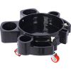 Bucket Dolly 5 Gallon Rolling Bucket Dolly with 5 Rolling Swivel Casters,Removable Bucket Dolly for Car Wash Professional Detailing for Car Washing De