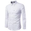 Men Dress Shirts Casual Long Sleeve Slim Fit Business Button Shirt