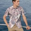 European and American high quality beach style men's shirts 3D digital printing shirts