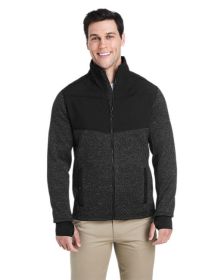 Men's Passage Sweater Jacket - BLACK POWDR/ BLK - S (Color: BLACK POWDR/ BLK, size: XL)