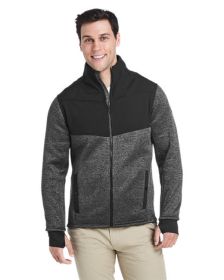 Men's Passage Sweater Jacket - BLACK POWDR/ BLK - S (Color: POLAR POWDR/ BLK, size: L)