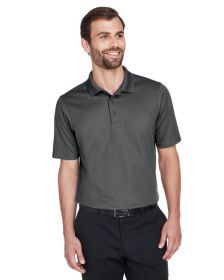 CrownLux Performance‚Ñ¢ Men's Plaited Polo - GRAPHITE - 2XL (Color: GRAPHITE, size: 3XL)