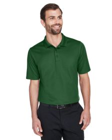 CrownLux Performance‚Ñ¢ Men's Plaited Polo - GRAPHITE - 2XL (Color: FOREST, size: 3XL)