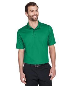 CrownLux Performance‚Ñ¢ Men's Plaited Polo - GRAPHITE - 2XL (Color: KELLY GREEN, size: 3XL)