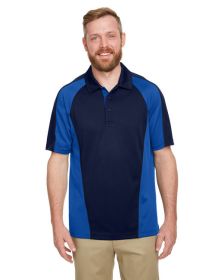 Men's Advantage Snag Protection Plus IL Colorblock Polo - BLK/ RED/ D CHRC - S (Color: D NV/ T RY/ D CH, size: 6XL)