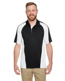 Men's Advantage Snag Protection Plus IL Colorblock Polo - BLK/ RED/ D CHRC - S (Color: BLK/ WHT/ D CHRC, size: L)