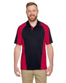 Men's Advantage Snag Protection Plus IL Colorblock Polo - BLK/ RED/ D CHRC - S (Color: BLK/ RED/ D CHRC, size: 6XL)