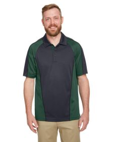 Men's Advantage Snag Protection Plus IL Colorblock Polo - BLK/ RED/ D CHRC - S (Color: D CH/ D GRN/ BLK, size: 2XL)