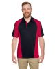 Men's Advantage Snag Protection Plus IL Colorblock Polo - BLK/ RED/ D CHRC - S