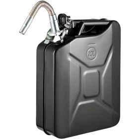 5.3 Gal / 20L Portable American Jerry Can Petrol Diesel Storage Can (Color: Black A, Capacity: 20L)