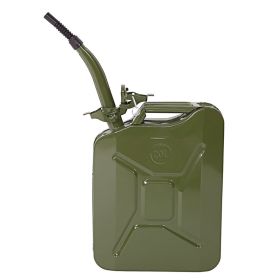 5.3 Gal / 20L Portable American Jerry Can Petrol Diesel Storage Can (Color: Army Green, Capacity: 20L)