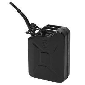 5.3 Gal / 20L Portable American Jerry Can Petrol Diesel Storage Can (Color: BLACK, Capacity: 20L)