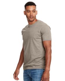 Unisex CVC Crewneck T-Shirt - WHITE - 5XL (Color: STONE GRAY, size: 2XL)