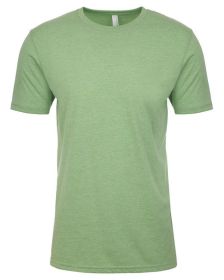 Unisex CVC Crewneck T-Shirt - WHITE - 5XL (Color: APPLE GREEN, size: XS)