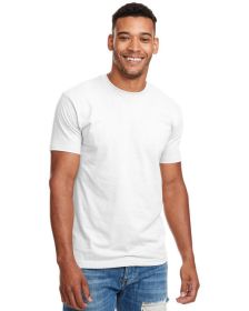 Unisex CVC Crewneck T-Shirt - WHITE - 5XL (Color: White, size: XS)