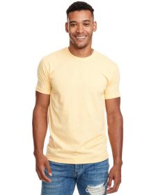 Unisex CVC Crewneck T-Shirt - WHITE - 5XL (Color: BANANA CREAM, size: L)