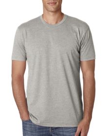 Unisex CVC Crewneck T-Shirt - WHITE - 5XL (Color: SILK, size: M)