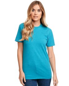 Unisex CVC Crewneck T-Shirt - WHITE - 5XL (Color: TEAL, size: S)