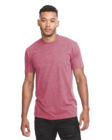 Unisex CVC Crewneck T-Shirt - WHITE - 5XL (Color: HEATHER MAUVE, size: 3XL)