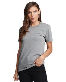 Unisex CVC Crewneck T-Shirt - WHITE - 5XL (Color: DARK HTHR GRAY, size: XS)