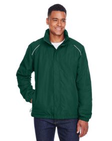 CORE365 88224 Men's Profile Fleece-Lined All-Season Jacket (Color: FOREST, size: S)