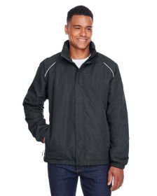 CORE365 88224 Men's Profile Fleece-Lined All-Season Jacket (Color: CARBON, size: 5XL)