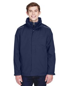 CORE365 88205 Men's Region 3-in-1 Jacket with Fleece Liner (Color: CLASSIC NAVY, size: S)