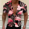 2022 Men's Shirts 3D Digital Printing European Size Men's Surf Style Shirts