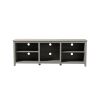 WESOME TV Stand Storage Media Console Entertainment Center; Tradition Black