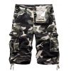 Men's Camo Cargo Shorts Cotton