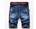 Men's Denim Shorts Stylish Straight Leg Jeans Shorts