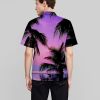 2022 Men's Shirt 3D Digital Print European Street Hawaiian Print Shirt