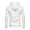 Mens Hooded Sweatshirt Casual Long Sleeve Drawstring Waffle Knit Pullover Hoodies