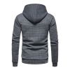 Mens Hooded Sweatshirt Casual Long Sleeve Drawstring Waffle Knit Pullover Hoodies