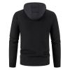 Men's Thickened Fleece Knitted Hooded Sweater Coat