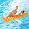 Inflatable Pool Float Raft Foldable Float Lounge Chair Swimming Pool Water Mat with Pillow Air Mat Mattress