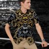 Summer Hot Hawaiian 3D Digital Printing Striped Business Classic Style Men's Shirts