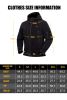 ANTARCTICA Fleece Heating Jacket For Men-Black