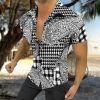 2022 Summer hot sale Hawaii 3D digital print men's shirt